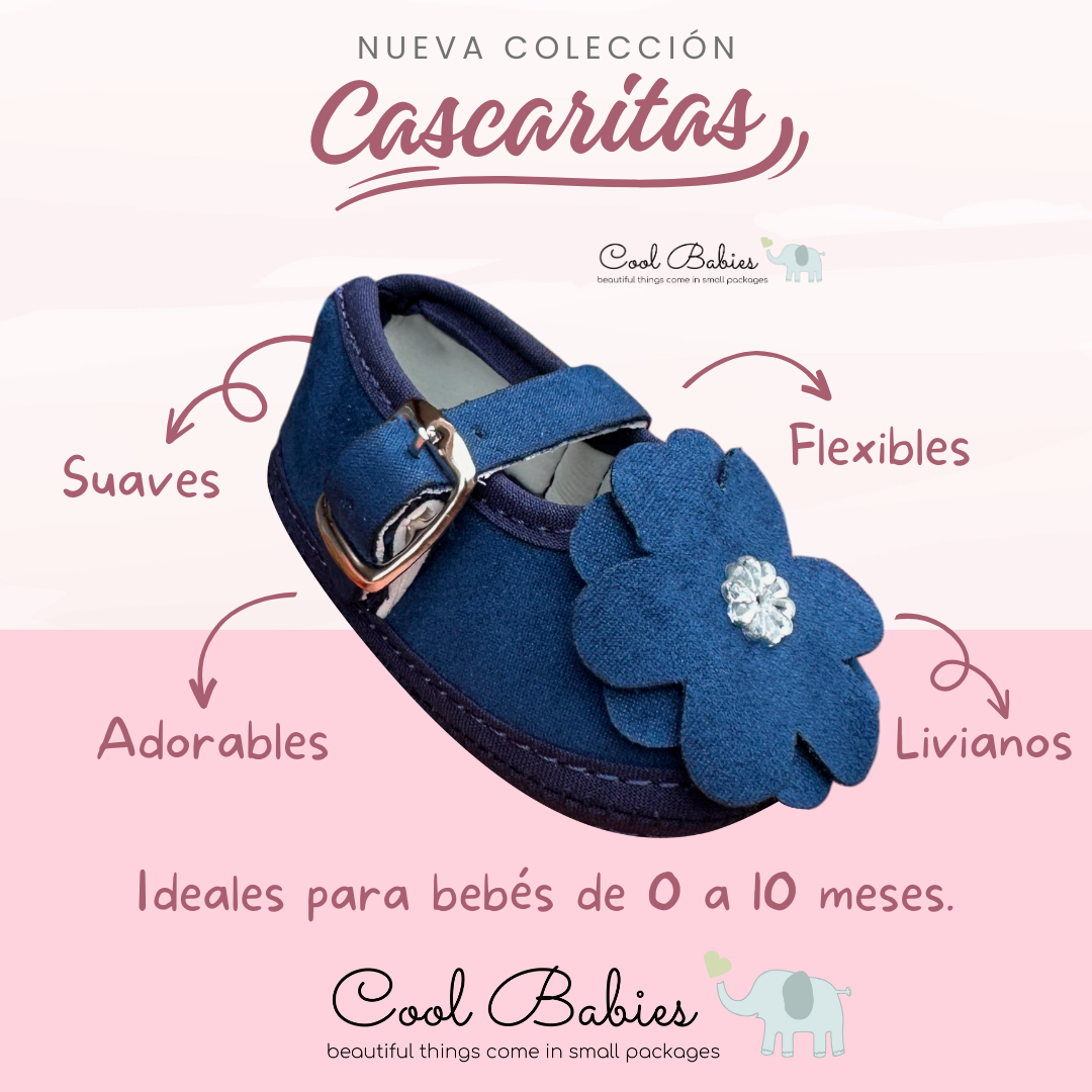 Cascarita Flor Azul