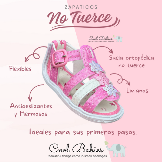 Sandalia Tejida Rosada