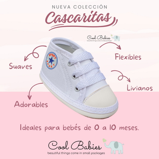 Cascarita Converse Blanco Niña