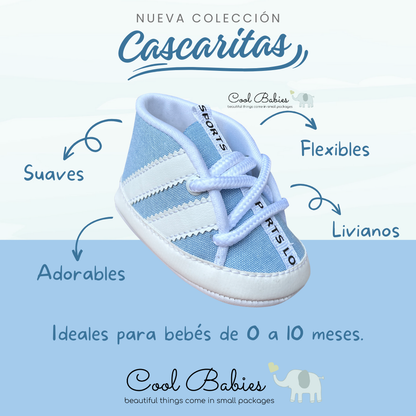 Cascarita Line Azul Claro