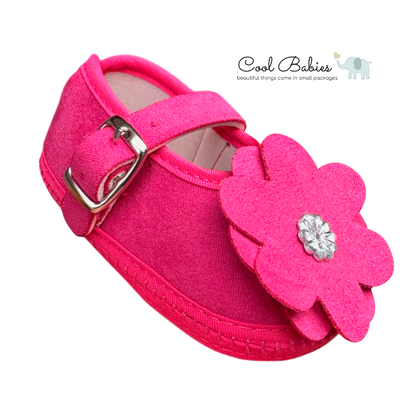 Cascarita Flor Fucsia