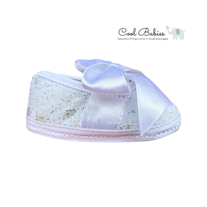Cascarita Moño Cinta Blanca