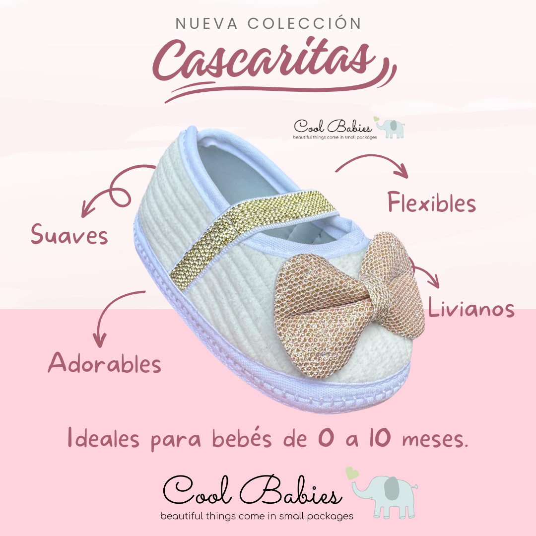 Cascarita Moño Dorado