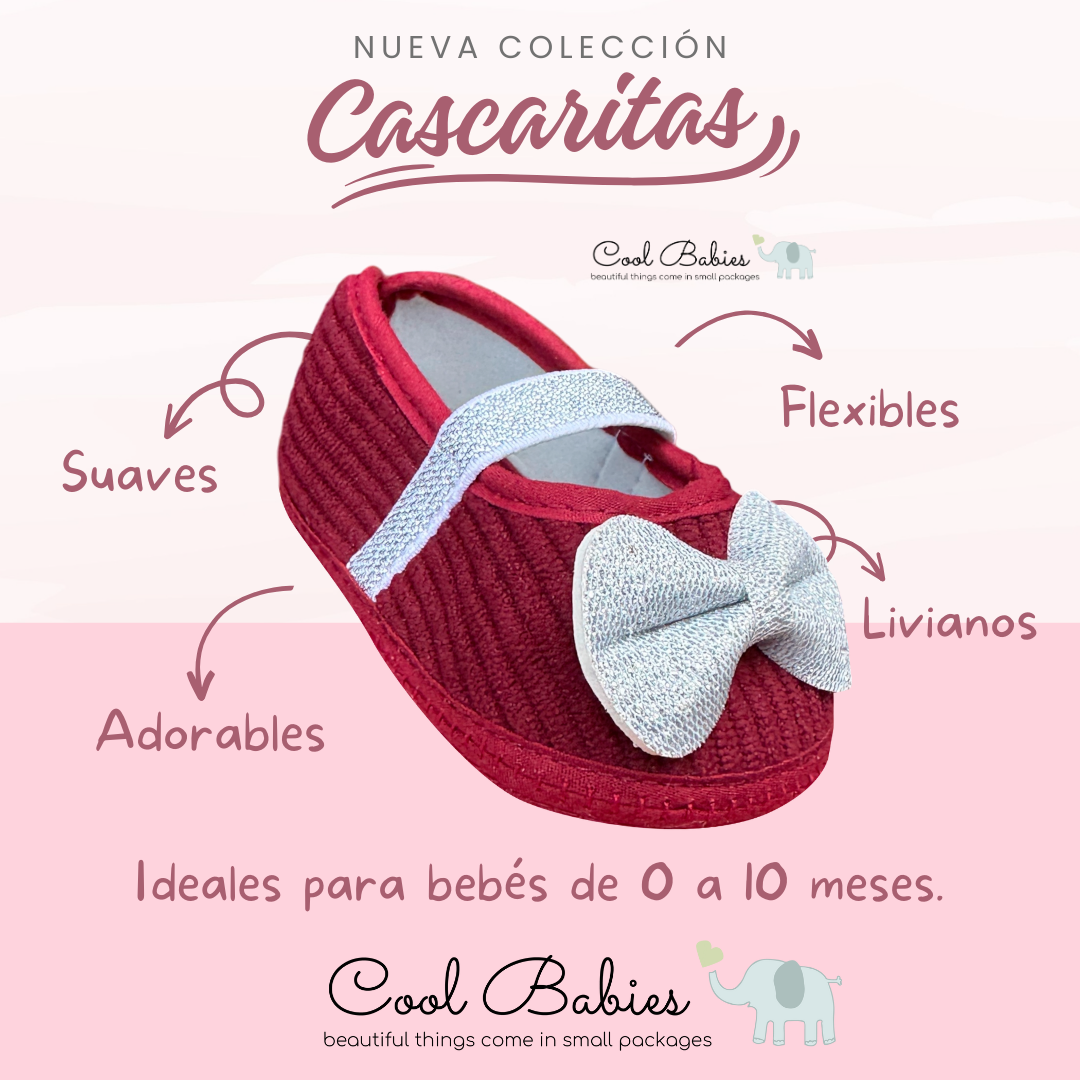 Cascarita Moño Vinotinto