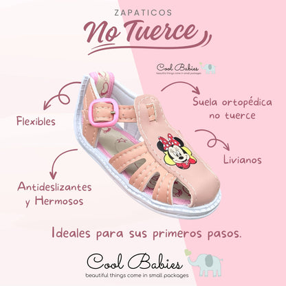 Sandalia Minnie Salmon Abierta
