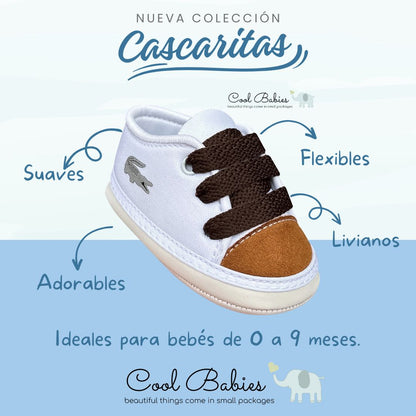 Cascarita Baby Coco Blanco Cafe