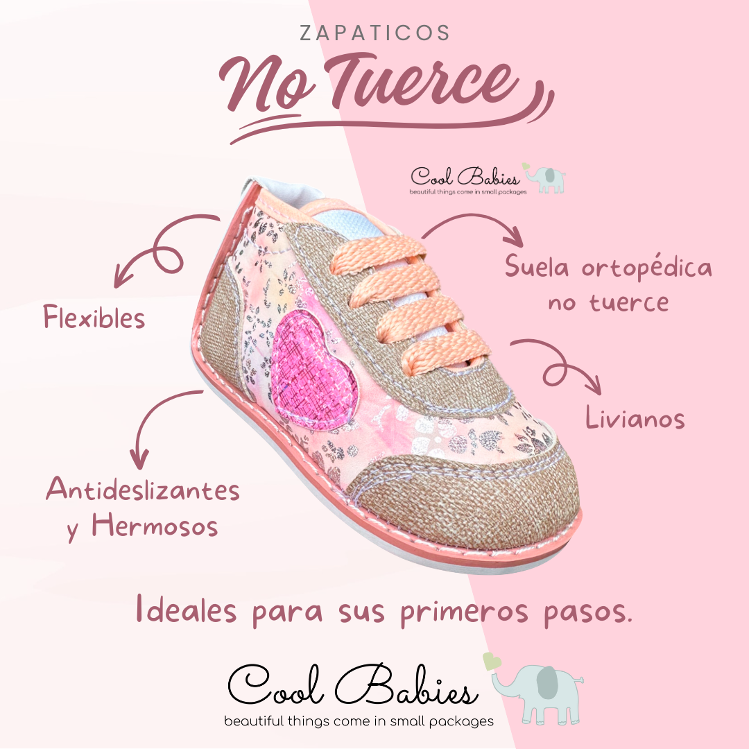 Corazon Mariposas Salmon