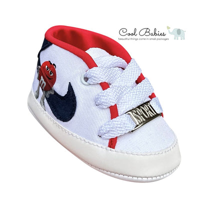 Cascarita Nk Blanco Rojo