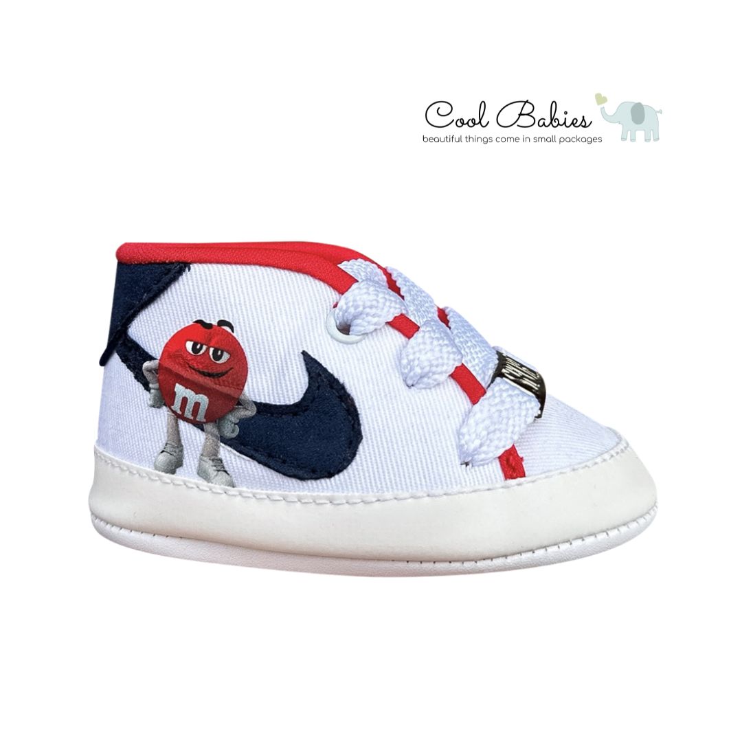 Cascarita Nk Blanco Rojo
