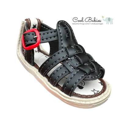 Sandalia Franciscana Negra