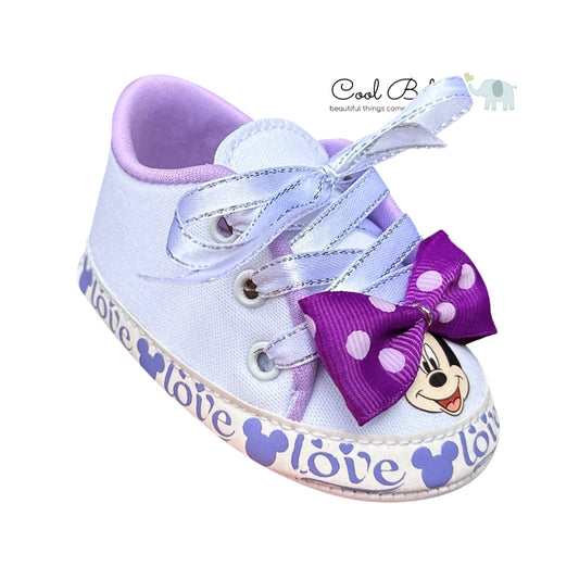 Cascarita Minnie Cinta Lila