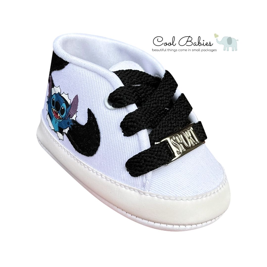 Cascarita Nk Blanco Negro