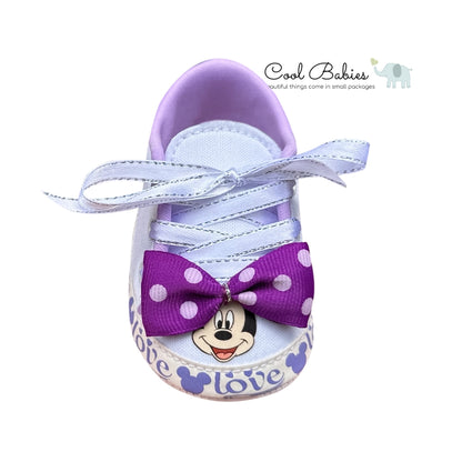 Cascarita Minnie Cinta Lila