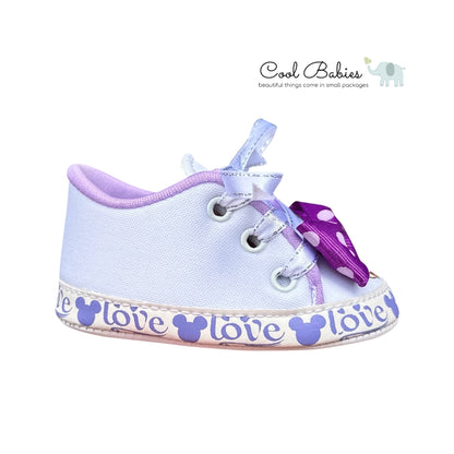 Cascarita Minnie Cinta Lila