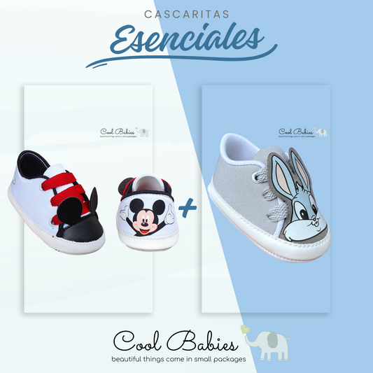 Esenciales Cascaritas - Bugs y Mickey Blanco