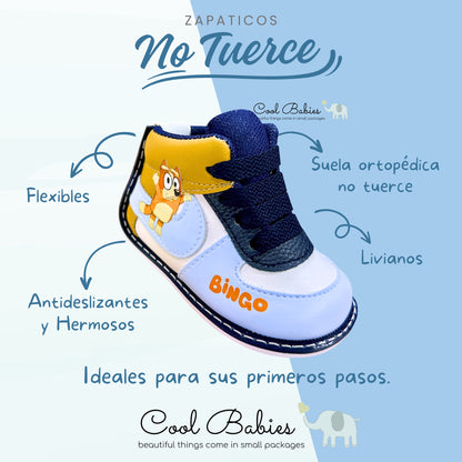 Bluey Blanco Azul