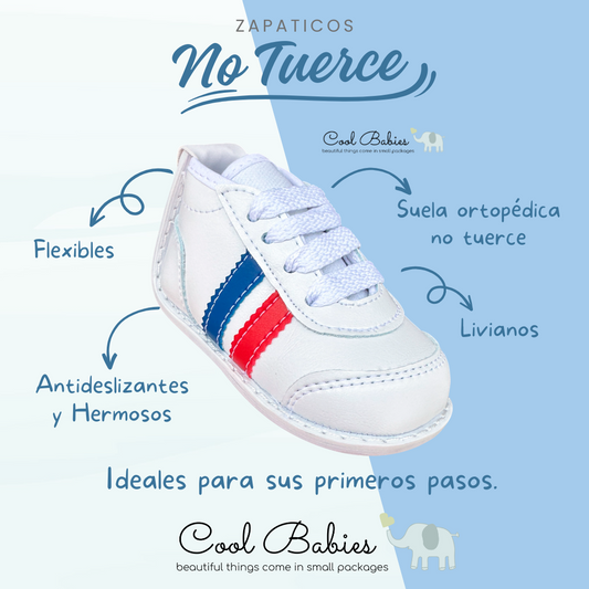 Kobi Blanco Azul Rojo