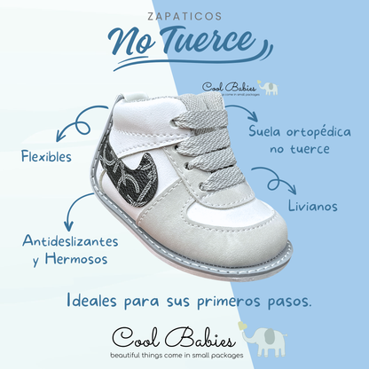 Nk Blanco Gris Negro