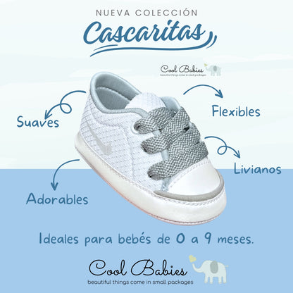 Cascarita Blanco Gris