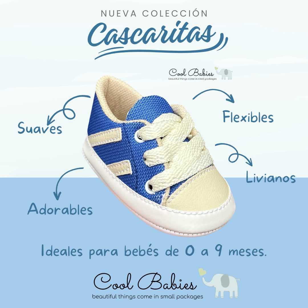 Cascarita Sport Azul Rey Beige