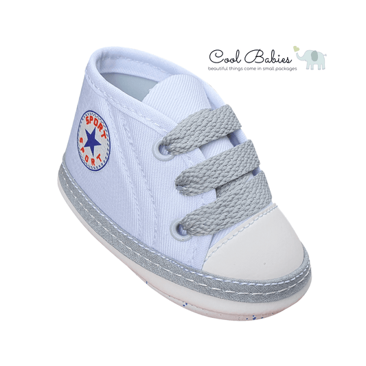 Cascarita Converse Blanco Gris