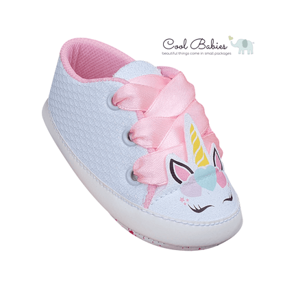 Cascarita Unicornio Cinta Blanco Rosa