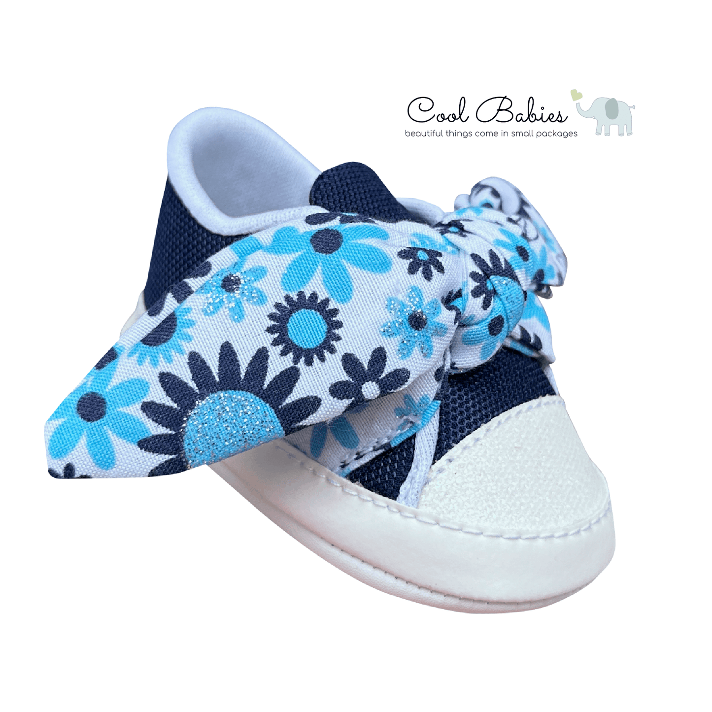 Cascarita Moño Grande Azul