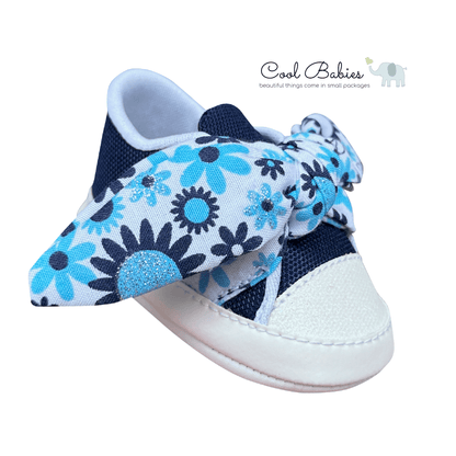 Cascarita Moño Grande Azul