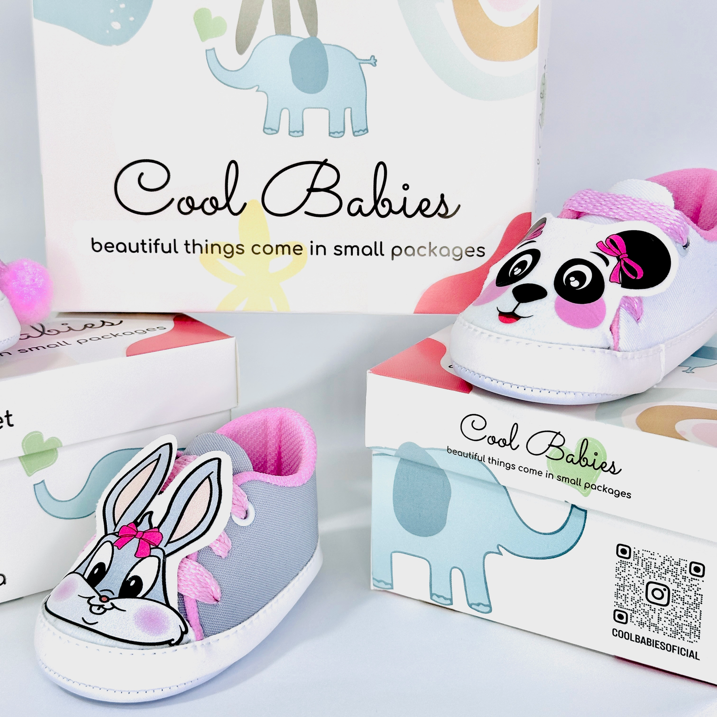 Cascarita Unicornio Cinta Blanco Rosa
