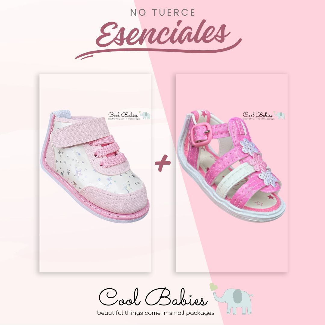 Esenciales No Tuerce - Correa Rosa y Tejida Rosa