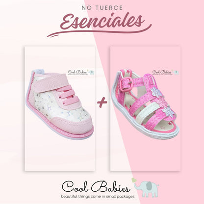 Esenciales No Tuerce - Correa Rosa y Tejida Rosa
