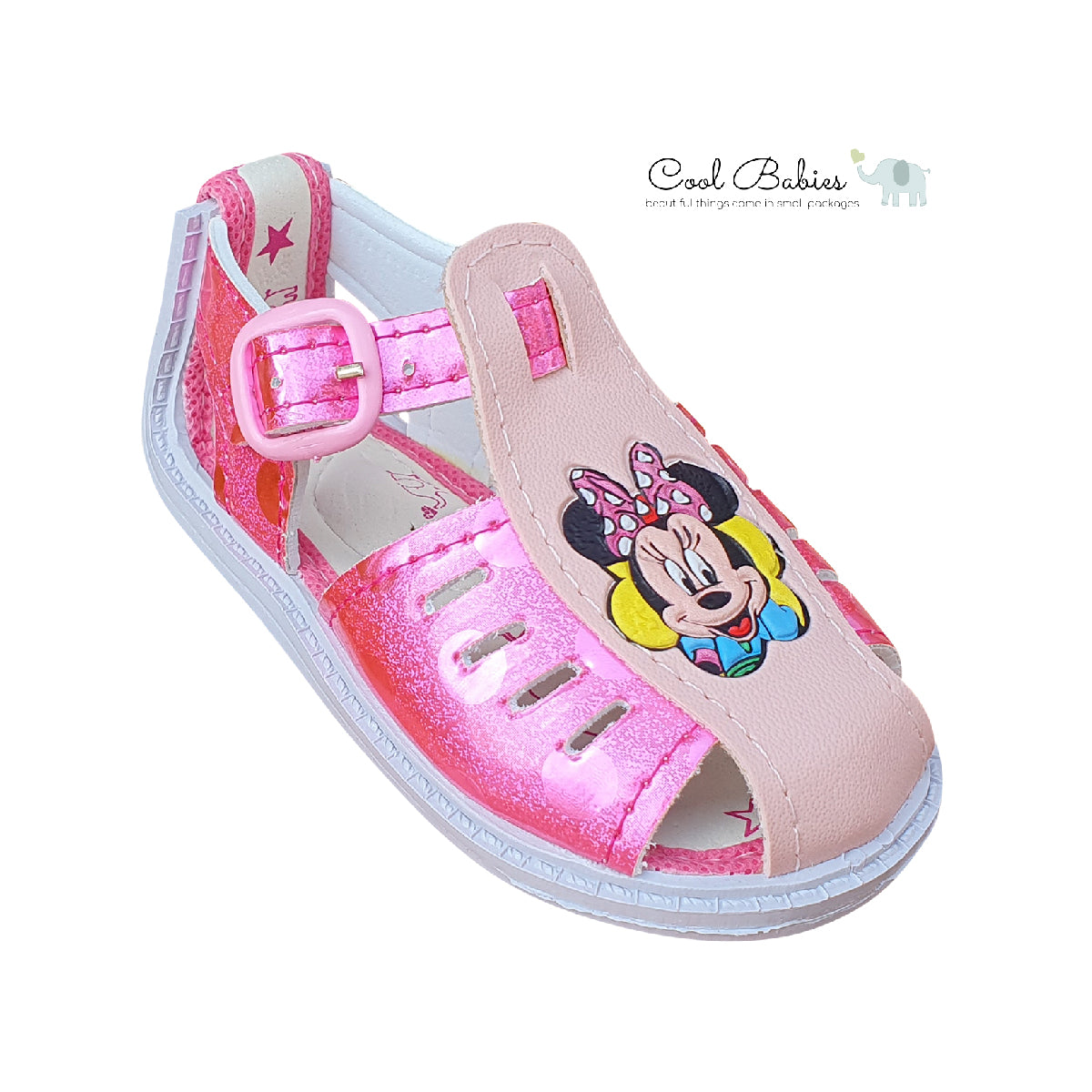 Sandalia Minnie Fucsia Salmón