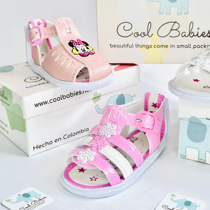 Sandalia Minnie Salmon