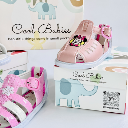 Sandalia Minnie Salmon