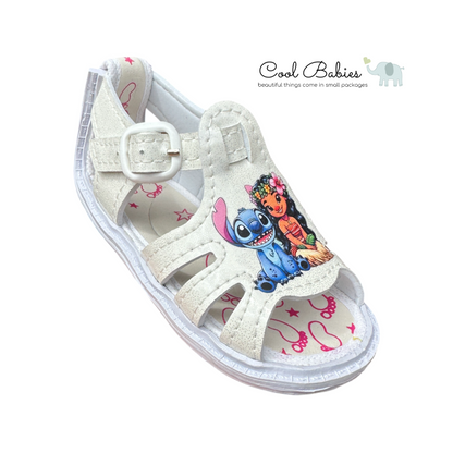 Sandalia Stitch Blanca