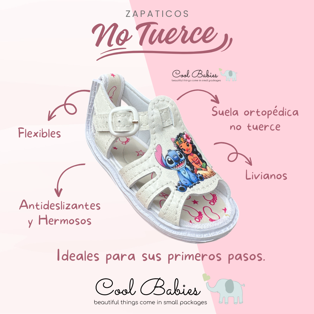 Sandalia Stitch Blanca