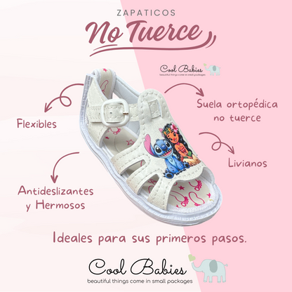 Sandalia Stitch Blanca