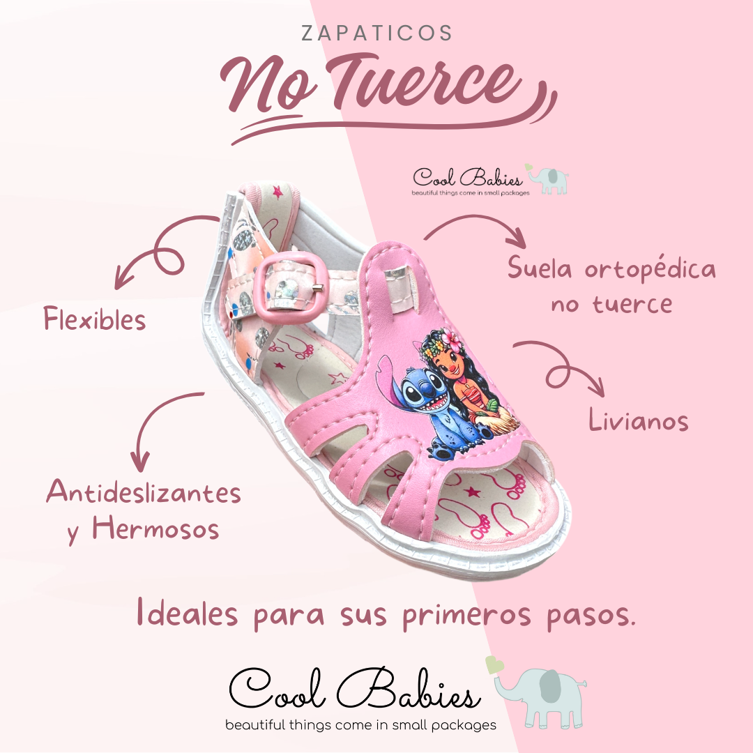 Sandalia Stitch Rosa