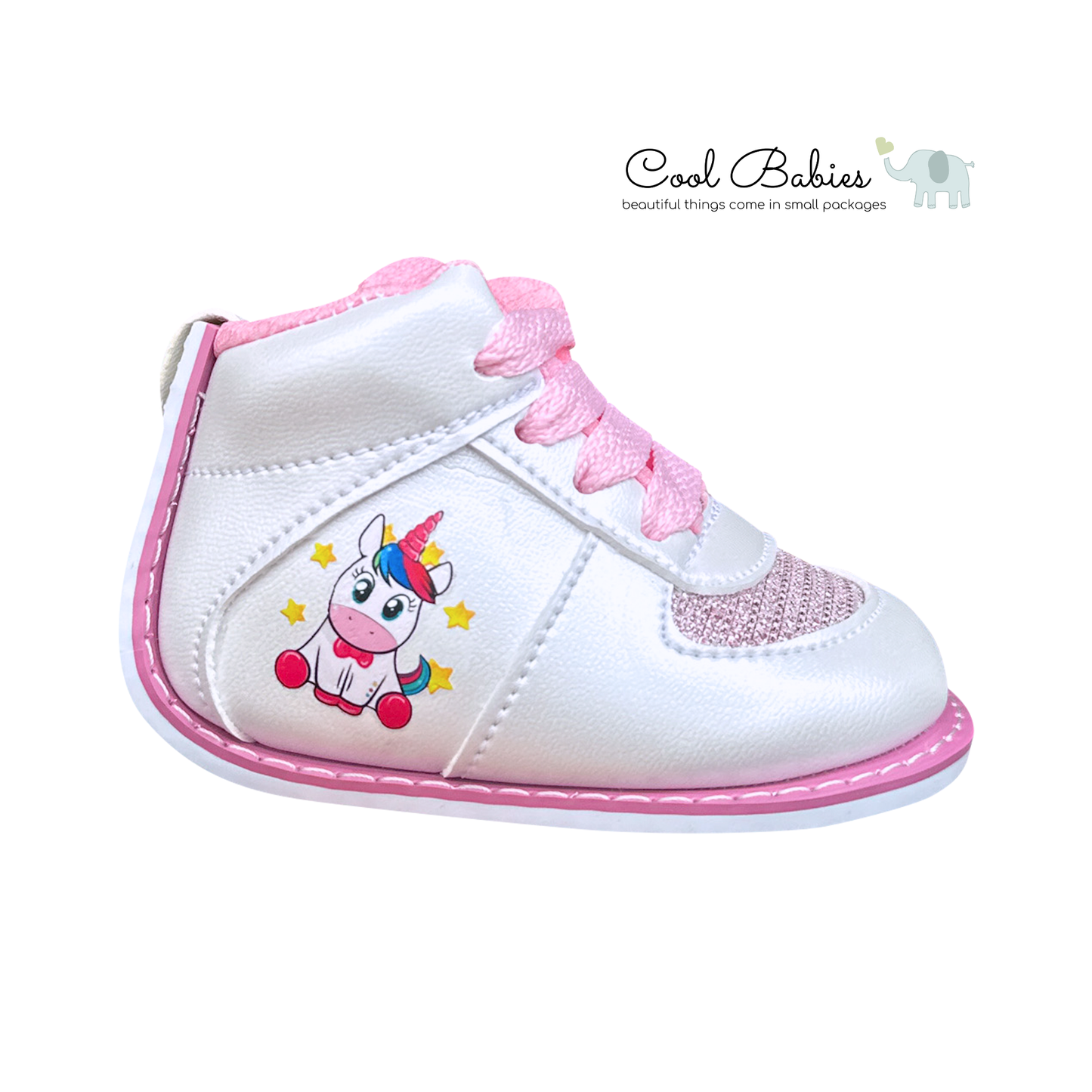 Unicornio Crema Rosa